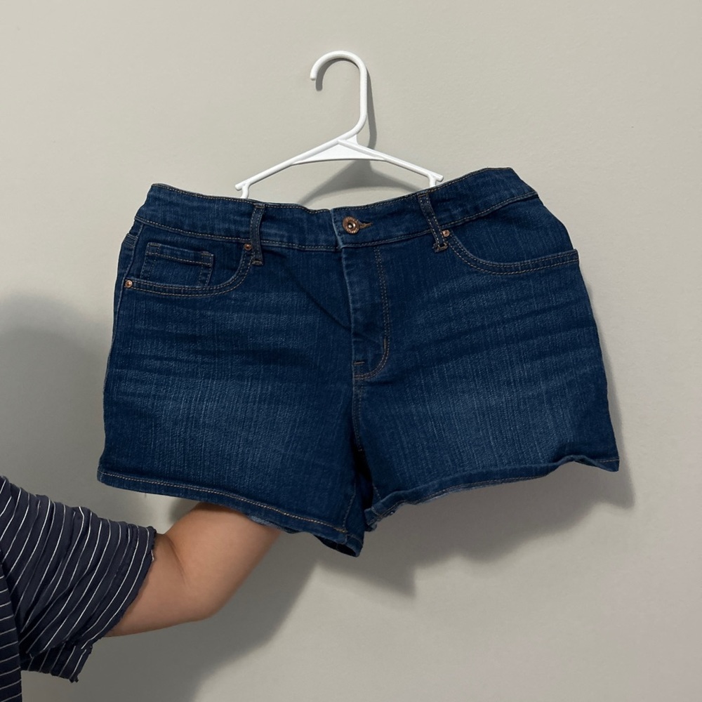 Jessica E Blue Jean Shorts